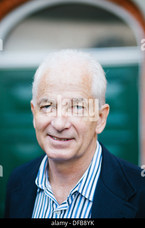 David Gower au Henley Literary Festival 2013 Banque D'Images