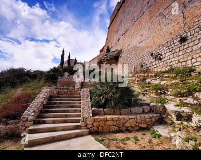 Eivissa - Ibiza ville, capitale de l'île de Ibiza, Iles Baléares, Espagne Banque D'Images