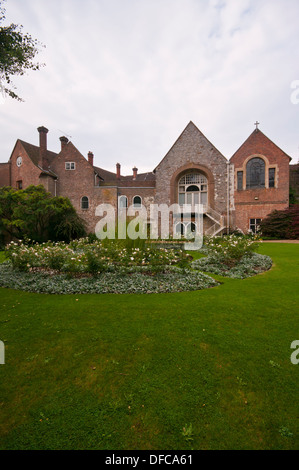 Le palais des évêques à Château de Farnham Surrey England UK Banque D'Images