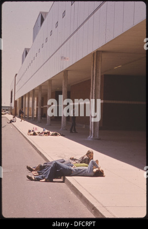 Columbus East Senior High School, situé à Columbus, a été créé en 1972. Il a été un établissement d'enseignement clé pour la communauté, au service des étudiants pendant des décennies. Banque D'Images