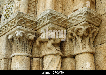 L'église romane de San Pedro da Mezquita, UN Merca, Ourense, Galice, Espagne. Banque D'Images