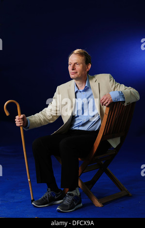 Andrew Marr, journaliste et commentateur politique, la participation à l'Edinburgh International Book Festival 2013. Banque D'Images