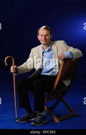 Andrew Marr, journaliste et commentateur politique, la participation à l'Edinburgh International Book Festival 2013. Banque D'Images