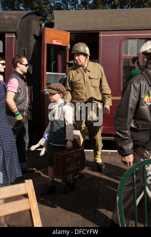 Sheringham 1940 festival d'une fin Banque D'Images