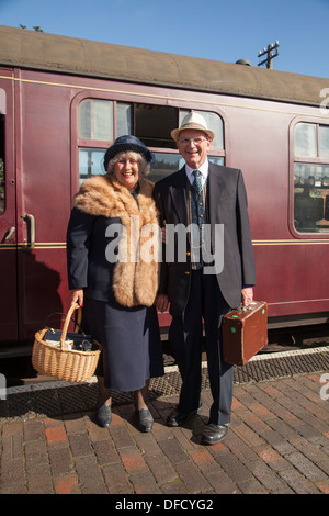 Sheringham 1940 festival d'une fin Banque D'Images