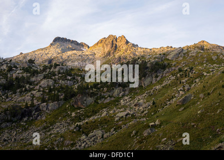 Premier jour en Vall d'Aran Banque D'Images