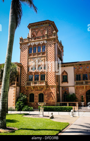 Ca' d' Zan la maison de John et Mable Ringling à Sarasota FL Banque D'Images