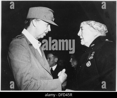 Eleanor Roosevelt Voyage au sud-ouest Pacifique 197255 Banque D'Images