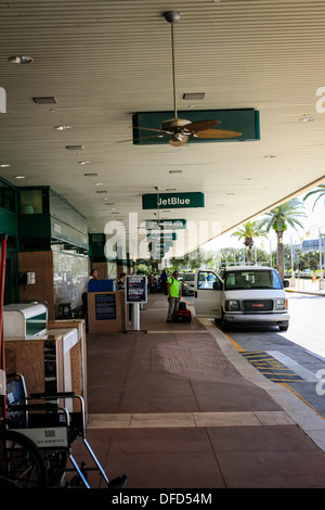Le point de chute à l'Aéroport International de Sarasota Banque D'Images