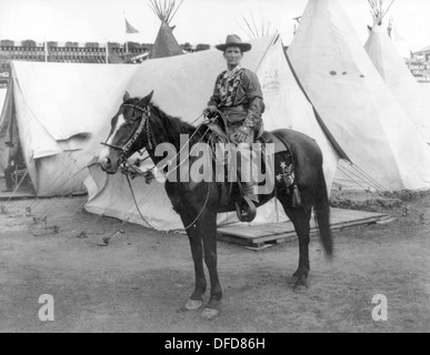 Calamity Jane, Martha Jane Cannary connu sous le nom de Calamity Jane. Frontierswoman américain Banque D'Images