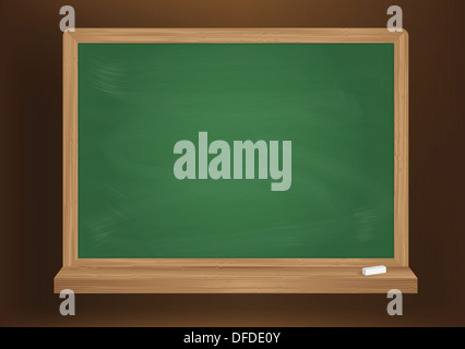 Conseil noir réaliste vide Banque D'Images