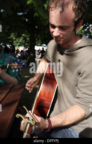 Action de la Didmarton Bluegrass Festival 2013 Banque D'Images