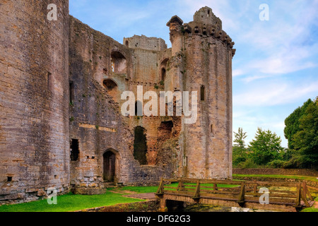 Nunney Castle, Somerset, England, United Kingdom Banque D'Images