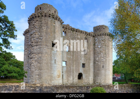 Nunney Castle, Somerset, England, United Kingdom Banque D'Images