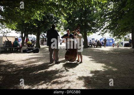 Action de la Didmarton Bluegrass Festival 2013 Banque D'Images