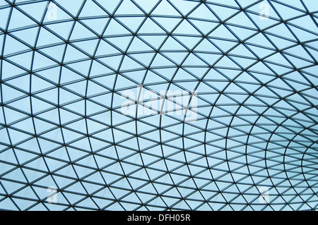 Toit de la Queen Elizabeth II Great Court, British Museum, Londres, Angleterre, Royaume-Uni Banque D'Images