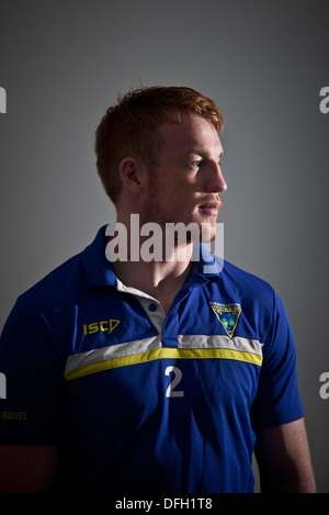 Chris Riley, Warrington Wolves Rugby League Banque D'Images