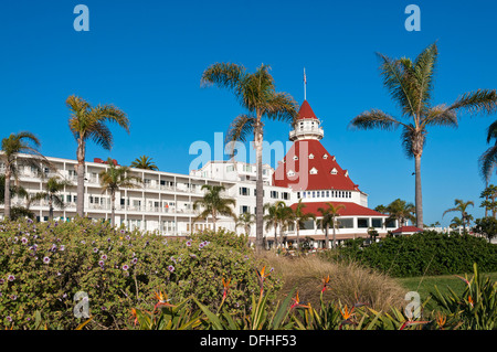 La Californie, San Diego, Coronado Island, l'Hotel del Coronado Banque D'Images