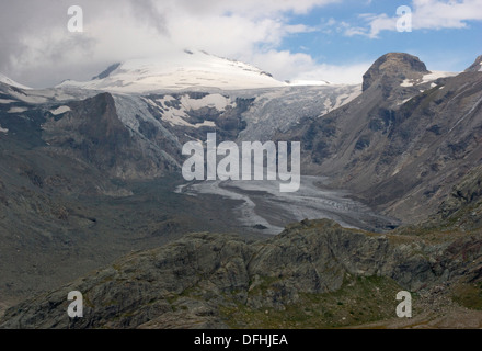 L'Autriche, Pasterze glacier plus étendue Banque D'Images