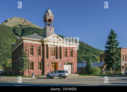 Bâtiment Mairie de Silverton, Silverton, Colorado, USA Banque D'Images