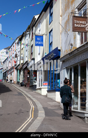 High Street, Falmouth, Cornwall Banque D'Images