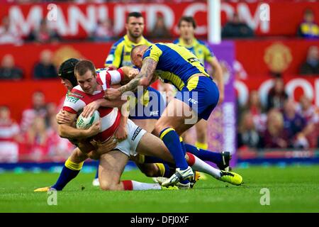 Manchester, UK. 05Th Oct, 2013. Centre de Wigan Warriors Iain Thornley au cours de la Super League Grand Final entre Wigan Warriors et Warrington Wolves de Old Trafford. Credit : Action Plus Sport/Alamy Live News Banque D'Images