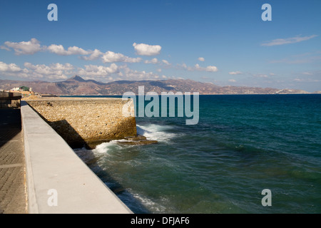 Le port d'Héraklion, Crète, Grèce Banque D'Images