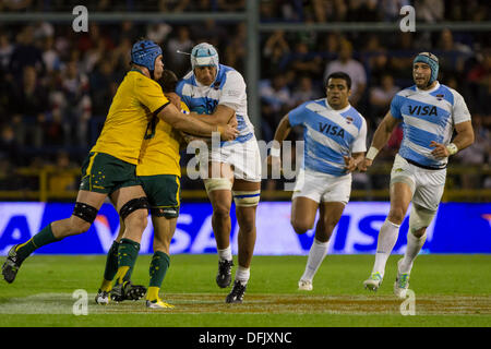 Rosario, Santa Fe, Argentine. 05Th Oct, 2013. Dispositif de championnat de rugby entre l'Argentine et l'Australie. L'Estadio Gigante de Arroyito. Patrcio Albacete. Credit : Action Plus Sport/Alamy Live News Banque D'Images