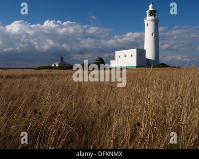 Hurst Point Lighthouse, Hampshire, Angleterre Banque D'Images