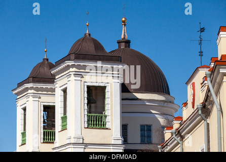 Dôme de l'église orthodoxe Saint Nicolas, Tallinn, Estonie Banque D'Images