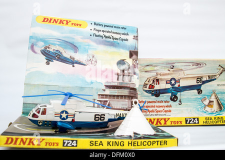 Dinky Toy helicopter Banque D'Images