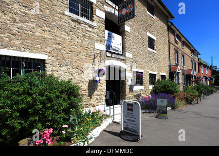 Le Musée du Canal National, Grand Union Canal, Stoke Bruerne, Northamptonshire, Angleterre ; Grande-Bretagne ; UK Banque D'Images