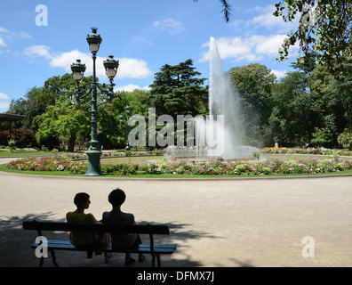 L'été torride dans la ville ​​Park, Toulouse Banque D'Images