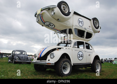 Classic VW Coccinelle à Budel Pays-bas réunion club Été 2013 Banque D'Images