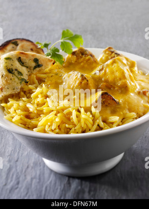 Curry de poulet Passanda Banque D'Images