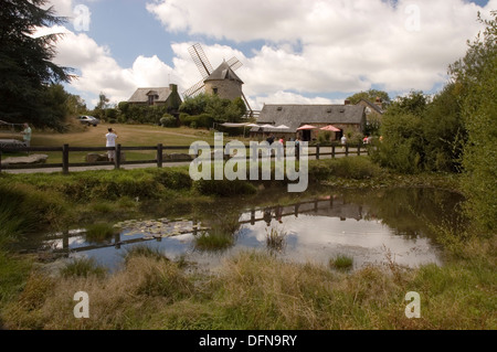 Sommet, le Mont-Dol, Bretagne Banque D'Images