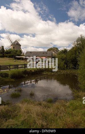 Sommet, le Mont-Dol, Bretagne Banque D'Images