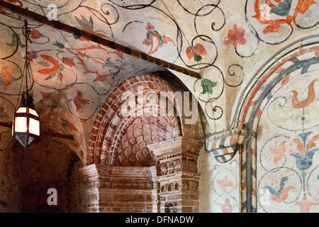 Intérieur Cathédrale St Basile, place Rouge, Moscou, Russie Banque D'Images