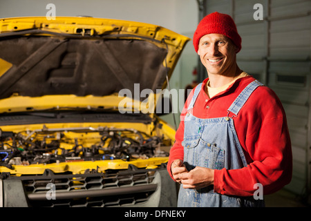 Le Supercharger de fixation Banque D'Images