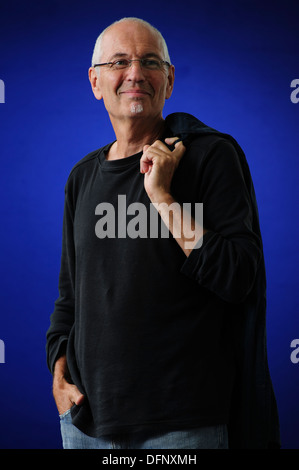 Eugen Ruge, écrivain à succès et lauréat du Prix du livre allemand 2011 à l'Edinburgh International Book Festival 2013. Banque D'Images