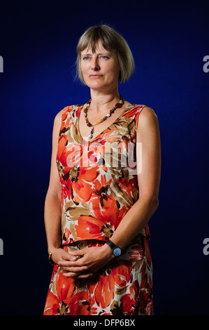 Dora Thornton, spécialiste de Shakespeare et auteur, assistant à l'Edinburgh International Book Festival, le dimanche 25 août 2013. Banque D'Images