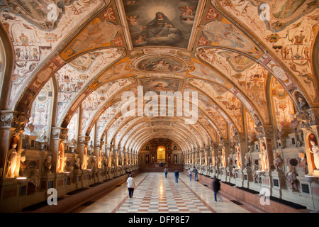 L'Antiquarium de la renaissance du palais de ville Munich Residenz à Munich, Bavière, Allemagne Banque D'Images