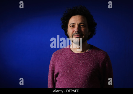 Jeremy Dyson, scénariste français, assister à l'Edinburgh International Book Festival, le samedi 17 août 2013. Banque D'Images