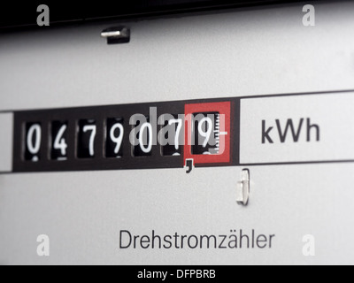 Compteur phase classique en close-up Banque D'Images