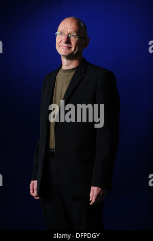 James Robertson, écrivain écossais, assister à au Edinburgh International Book Festival, le dimanche 18 août 2013. Banque D'Images