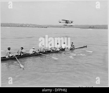 Photo prise lors d'une croisière qui s'est le Président Truman sur le yacht présidentiel Williamsburg, évidemment sur le... 199703 Banque D'Images