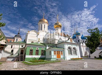 Grands monastères de la Russie. Le Trinity-Sergius Lavra. La tombe de tsar Boris Godounov Banque D'Images