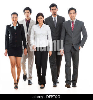 Portrait de cinq cadres d'walking Banque D'Images