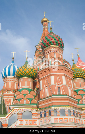 Cathédrale de la protection de la Très Sainte Vierge Marie sur le Покрова пресвятой (Собор, Рву Богородицы что на) dans carré rouge Banque D'Images