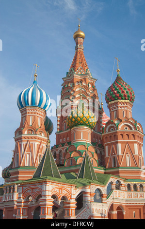 Cathédrale de la protection de la Très Sainte Vierge Marie sur le Покрова пресвятой (Собор, Рву Богородицы что на) dans carré rouge Banque D'Images